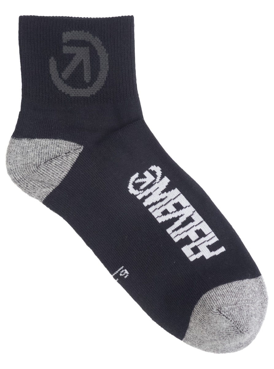 Unisex ponožky meatfly middle černá m