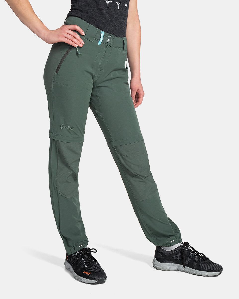 Dámské outdoorové kalhoty kilpi hosio-w tmavě zelená 38