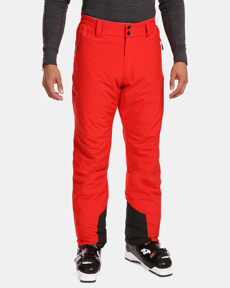 Pánské lyžařské kalhoty kilpi gabone-m červená xxl