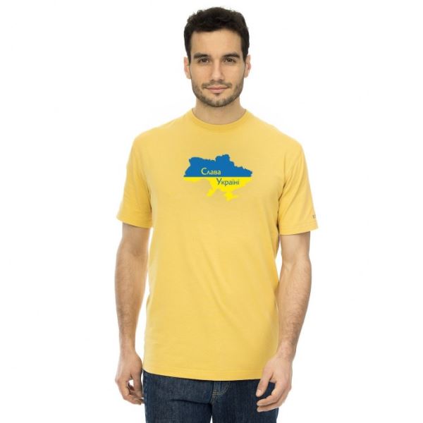 Pánské tričko BUSHMAN Help Ukraine žlutá