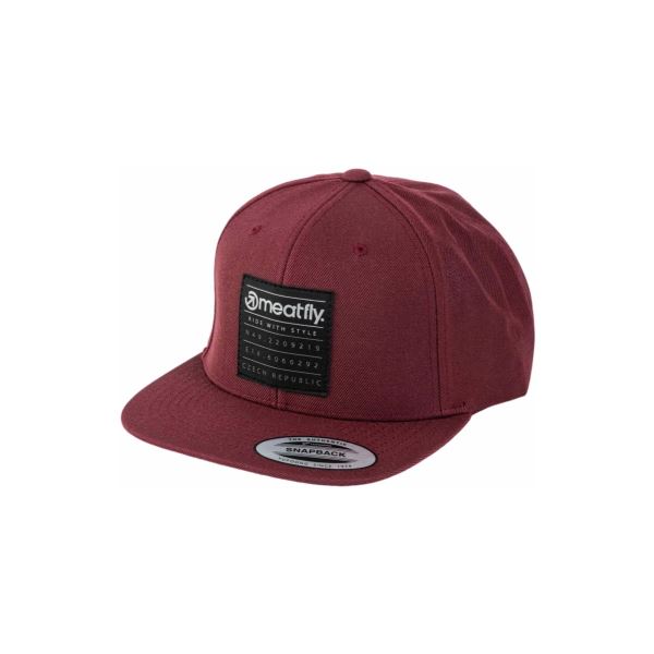 Kšiltovka Meatfly Hornet Snapback tmavě červená