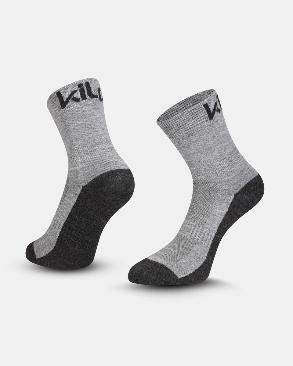 Unisex outdoorové ponožky kilpi lirin-u světle šedá 35