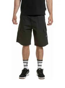 Pánské kraťasy Meatfly Syndrom černá Pánské kraťasy Meatfly Syndrom černá