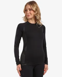 Dámské bezešvé termo tričko Kilpi CAROL-W černá Dámské bezešvé termo tričko Kilpi CAROL-W černá