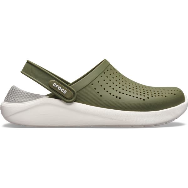 Pánské boty Crocs LiteRide Clog Army zelená/bílá