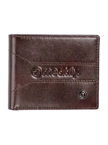 Kožená peněženka Meatfly Zac Premium tmavě hnědá Kožená peněženka Meatfly Zac Premium tmavě hnědá