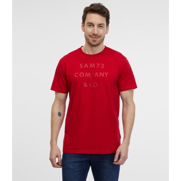 Pánské triko  MILHOUSE SAM 73 červená