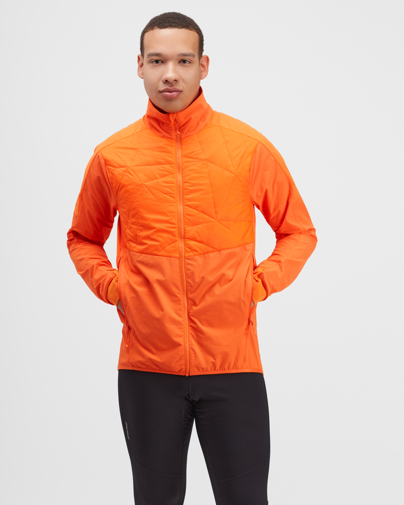 Pánská větruodolná bunda silvini corteno oranžová xs