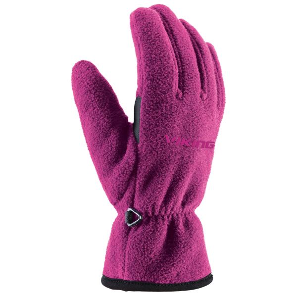 Dětské fleecové rukavice Viking COMFORT růžová