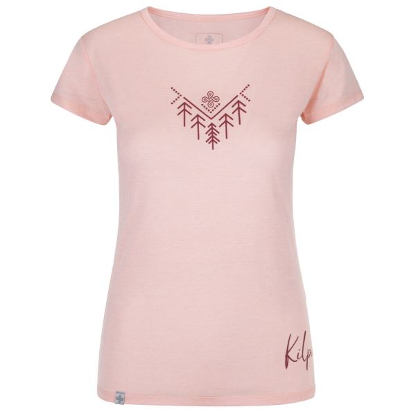 Dámské outdoorové tričko KILPI GAROVE-W světle růžová
