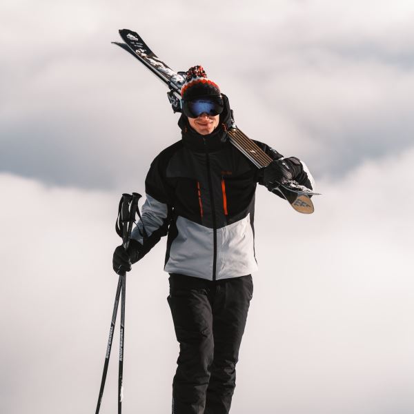 Pánský lyžařský outfit TAXIDO tmavě šedá