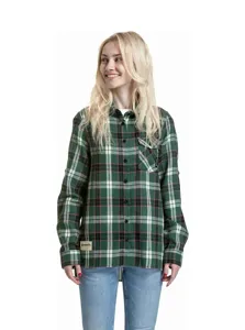 Dámská košile Meatfly Courtney tmavě zelená Dámská košile Meatfly Courtney tmavě zelená