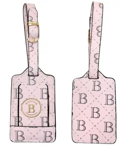 Bertoo jmenovka na zavazadlo Torino růžová-PU Bertoo jmenovka na zavazadlo Torino růžová-PU