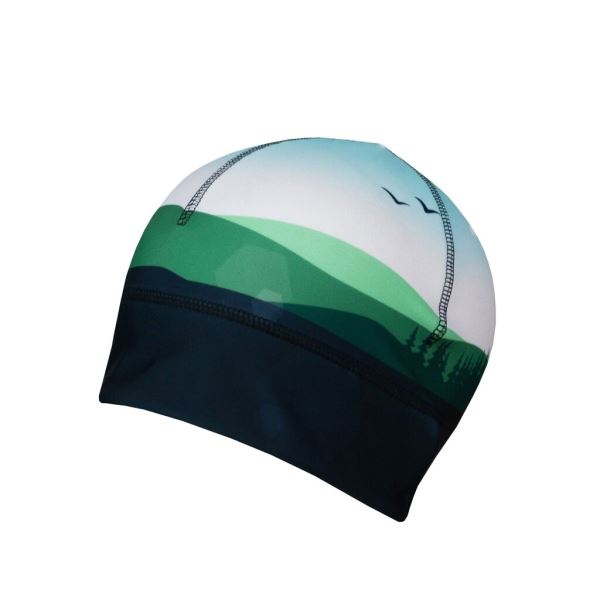 Sportovní čepice s otvorem pro culík Bjež NATURE černá/zelená