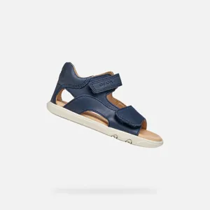 Chlapecké barefoot sandály Geox Sandal Steppieup tmavě modrá Chlapecké barefoot sandály Geox Sandal Steppieup tmavě modrá
