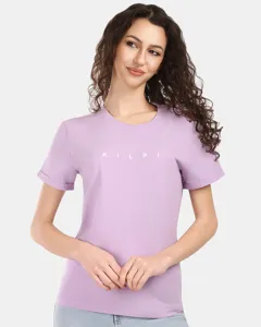 Dámské bavlněné tričko s krátkým rukávem Kilpi PROLIX-W fialová Dámské bavlněné tričko s krátkým rukávem Kilpi PROLIX-W fialová