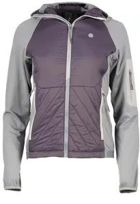 Dámská zateplená mikina GTS 405951 šedá/fialová Dámská zateplená mikina GTS 405951 šedá/fialová