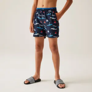 Chlapecké koupací kraťasy Regatta SKANDER III tmavě modrá Chlapecké koupací kraťasy Regatta SKANDER III tmavě modrá