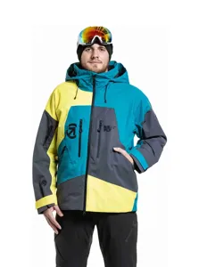 Pánská SNB & SKI bunda Meatfly Shader tyrkysová/žlutá Pánská SNB & SKI bunda Meatfly Shader tyrkysová/žlutá