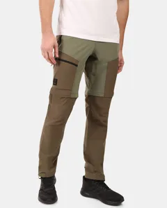 Pánské outdoorové odepínací kalhoty Kilpi HOSIO-M khaki Pánské outdoorové odepínací kalhoty Kilpi HOSIO-M khaki
