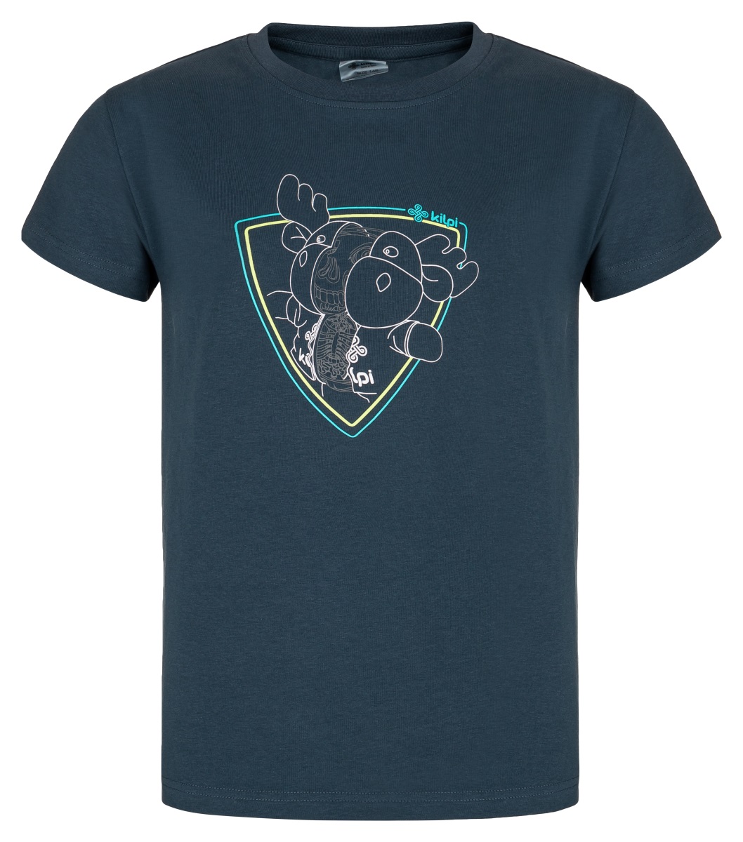 Levně Chlapecké bavlněné tričko kilpi albion-jb tmavě modrá 146