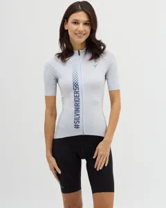 Dámský cyklistický dres Silvini Mazzana šedá/modrá Dámský cyklistický dres Silvini Mazzana šedá/modrá