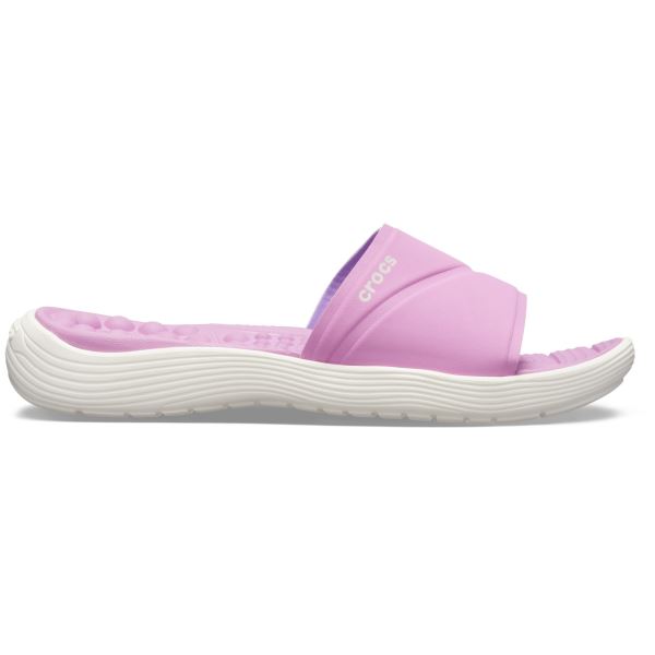 Dámské pantofle Crocs REVIVA Slide W růžová/bílá