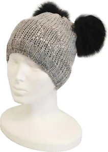 Dětská zimní čepice CAPU D360 šedá/černá Dětská zimní čepice CAPU D360 šedá/černá