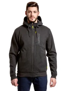 Pánská technická mikina Meatfly Lightyear šedočerná Pánská technická mikina Meatfly Lightyear šedočerná