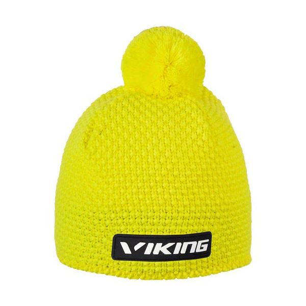 Unisex merino zimní čepice Viking BERG žlutá UNI