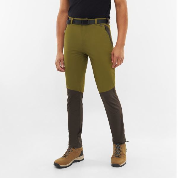 Pánské outdoorové kalhoty Viking Sequoia zelená/hnědá
