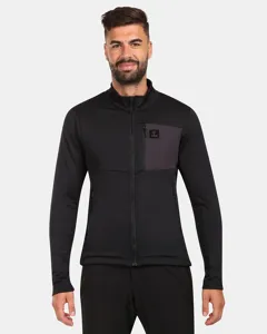 Pánská fleecová mikina Kilpi ERIN-M černá Pánská fleecová mikina Kilpi ERIN-M černá