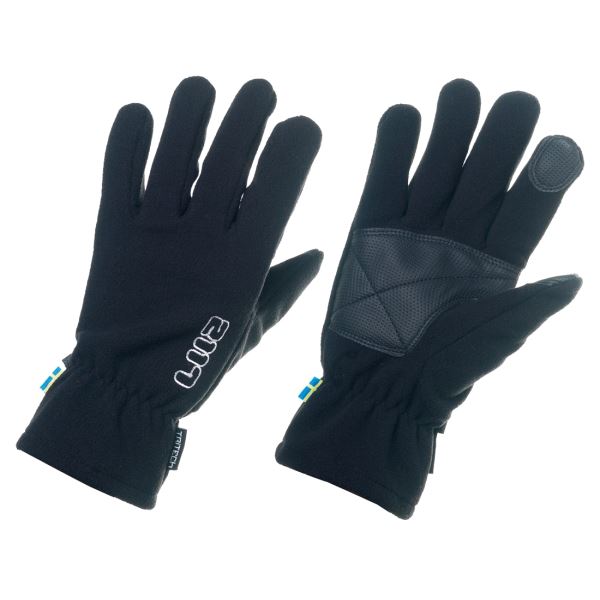 Unisex microfleecové rukavice 2117 BORGA černá