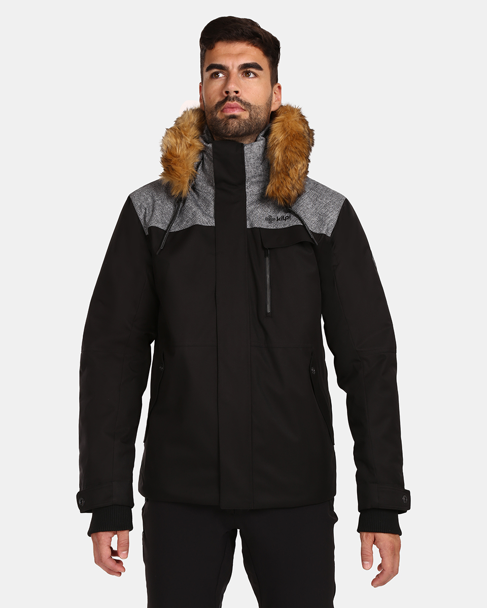 Pánská zimní zateplená bunda kilpi alpha-m černá xxl
