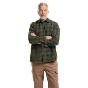 Pánská košile BUSHMAN TALTSON tmavě zelená Pánská košile BUSHMAN TALTSON tmavě zelená