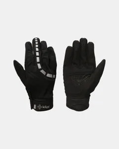 Cyklistické rukavice Kilpi REDBUD-U černá Cyklistické rukavice Kilpi REDBUD-U černá