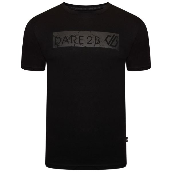 Pánské bavlněné tričko Dare2b DISPERSED černá