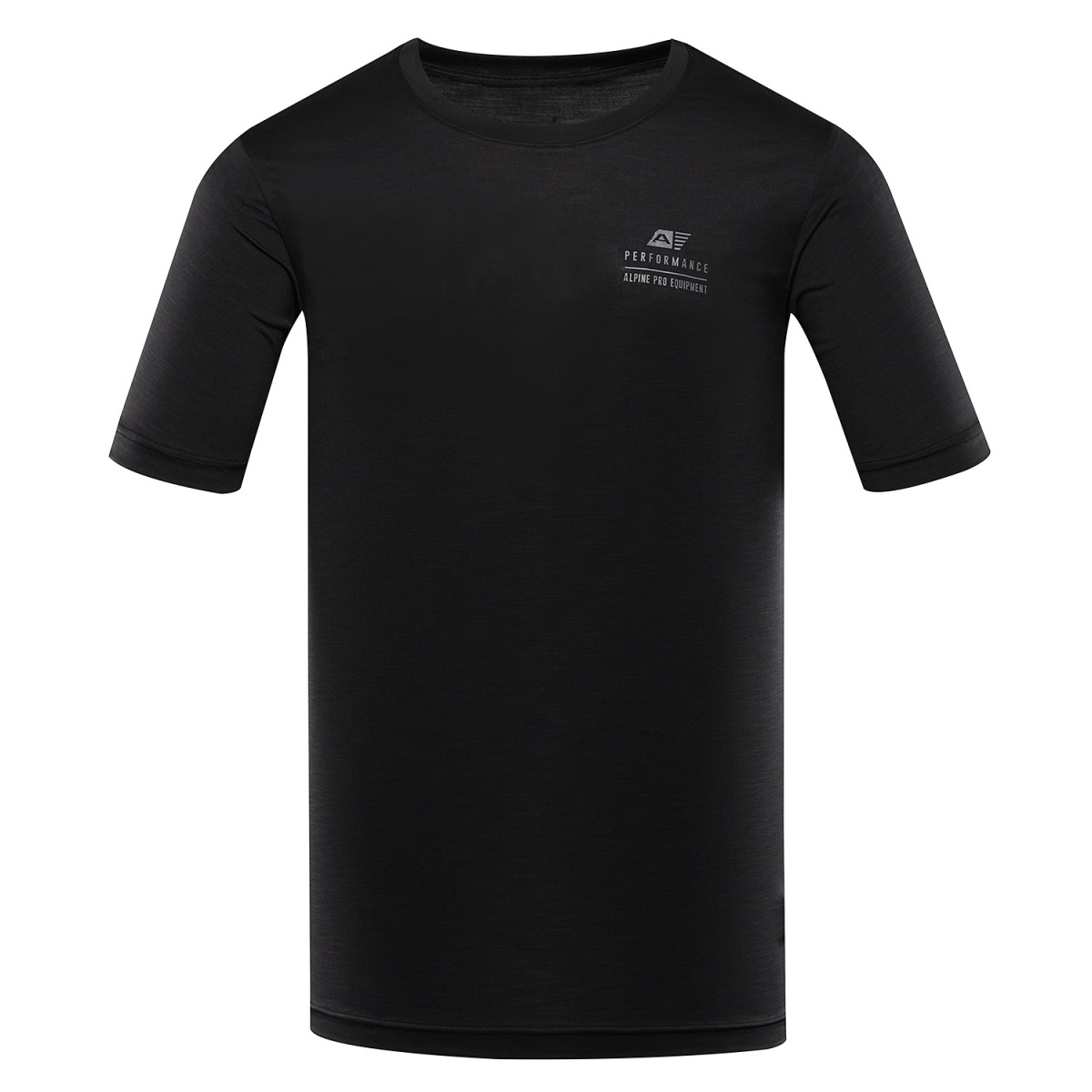 Pánské rychleschnoucí triko alpine pro basik černá xl
