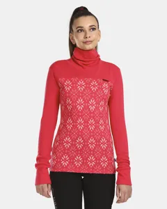 Dámský rolák z merino vlny Kilpi JANNU-W růžová Dámský rolák z merino vlny Kilpi JANNU-W růžová