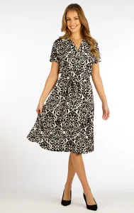 Dámské šaty s krátkým rukávem 5F085 LITEX Dámské šaty s krátkým rukávem 5F085 LITEX