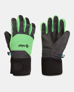 Dětské lyžařské rukavice Kilpi SKIMI-J zelená Dětské lyžařské rukavice Kilpi SKIMI-J zelená