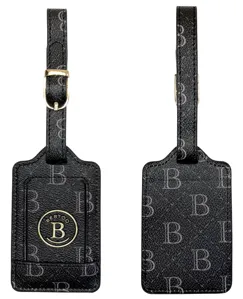 Bertoo jmenovka na zavazadlo Torino černá-PU Bertoo jmenovka na zavazadlo Torino černá-PU