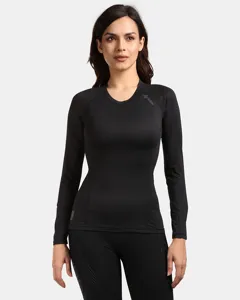 Dámské funkční triko s dlouhým rukávem Kilpi SPOLETO-W černá Dámské funkční triko s dlouhým rukávem Kilpi SPOLETO-W černá