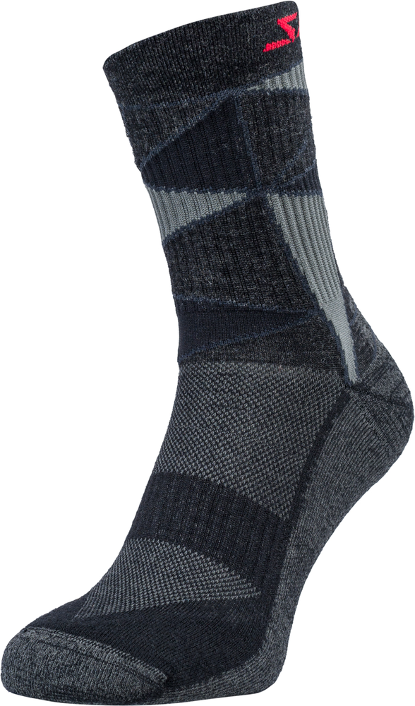 Unisex zateplené ponožky silvini vallonga černá 42-44