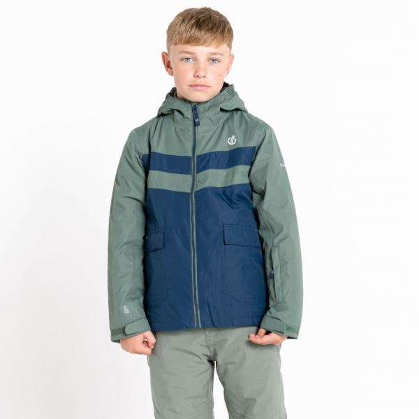 Chlapecký zimní outfit REMARKABLE II zelená/modrá