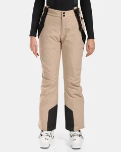 Dámské lyžařské kalhoty Kilpi ELARE-W béžová Dámské lyžařské kalhoty Kilpi ELARE-W béžová