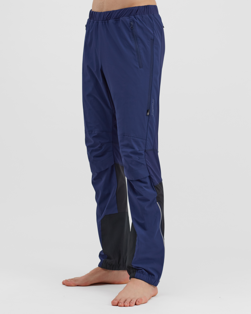 Pánské skialpové kalhoty silvini soracte tmavě modrá/černá s