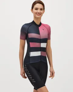 Dámský cyklo dres Silvini Mazzana černá/růžová Dámský cyklo dres Silvini Mazzana černá/růžová