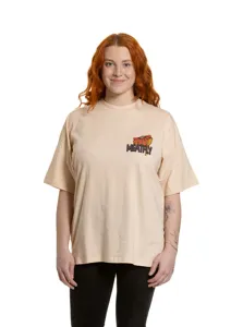 Dámské tričko Meatfly Vexey béžová/květiny Dámské tričko Meatfly Vexey béžová/květiny