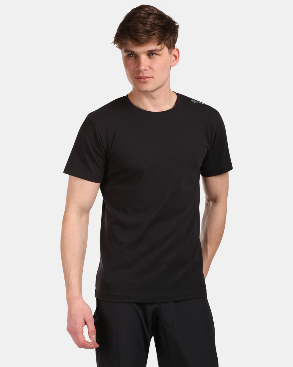 Pánské bavlněné tričko kilpi promo-m černá xl